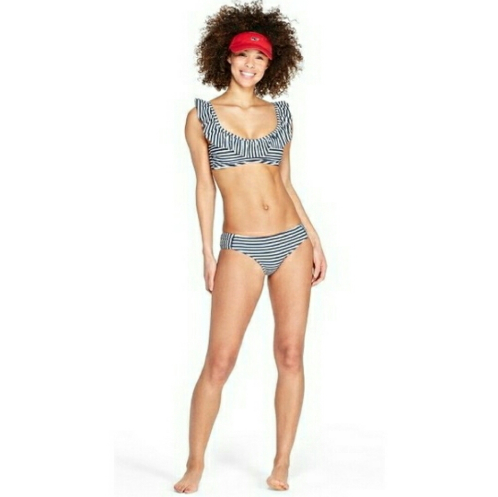 NWOT Vineyard Vines x Target Striped Bikini Set XS